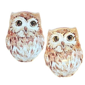 PIER 1, set of owl plates (2)